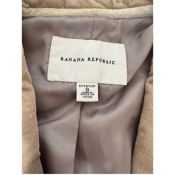 Banana Republic Vintage Corduroy Short Blazer size 8 - Picture 6 of 7